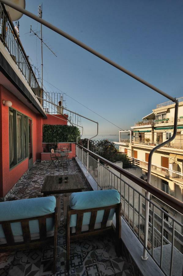 شقة F & B Collection - Seaview Mini Penthouse سالونيك المظهر الخارجي الصورة